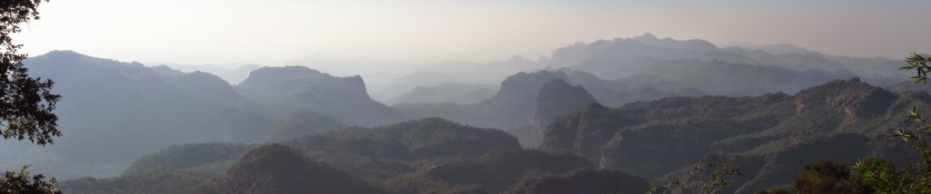 Panorama: sunset point from Dhupgarh