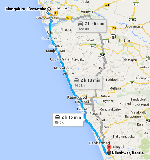 Mangalore To Goa Road Route Map Goa – Kanyakumari Cycle Trip: Into Kerala - Ruturaj.net