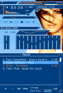 Priyanka Chopra Winamp Skin